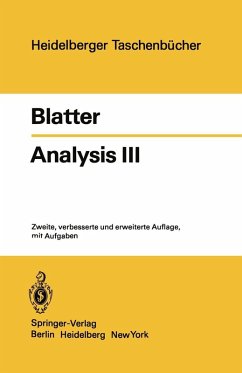 Analysis III (eBook, PDF) - Blatter, C.