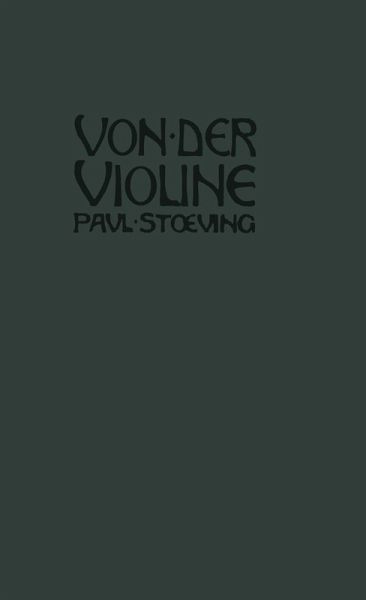 Von der Violine (eBook, PDF)