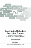 Constructive Methods in Computing Science (eBook, PDF)