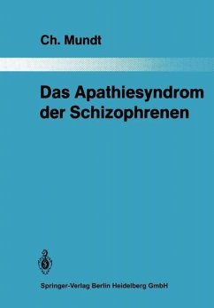 Cover Das Apathiesyndrom der Schizophrenen (eBook, PDF)