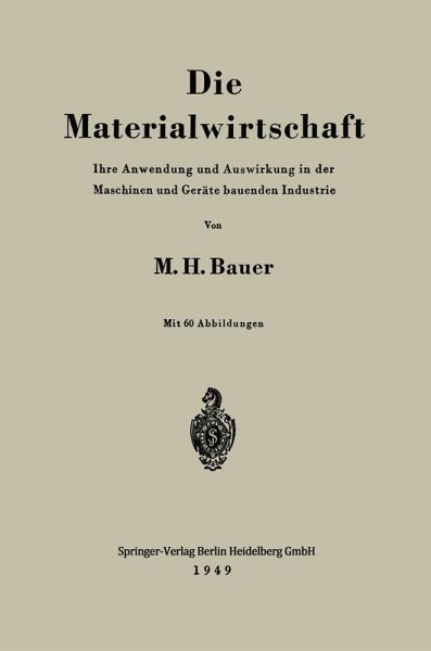 Die Materialwirtschaft (eBook, PDF) Die Materialwirtschaft (eBook, PDF)