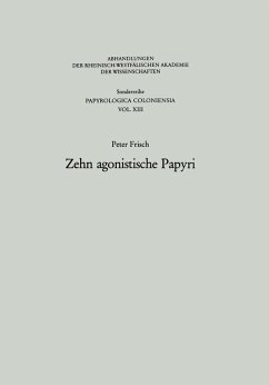 Zehn agonistische Papyri (eBook, PDF) - Frisch, Peter