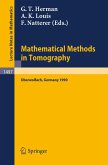 Mathematical Methods in Tomography (eBook, PDF)