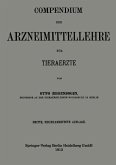 Compendium der Arzneimittellehre für Tieraerzte (eBook, PDF)