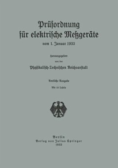 Cover Prüfordnung für elektrische Meßgeräte (eBook, PDF)