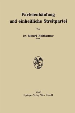 Cover Parteienhäufung und einheitliche Streitpartei (eBook, PDF)