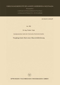 Vorgänge beim Start einer Überschallströmung (eBook, PDF) - Voigt, Frieder