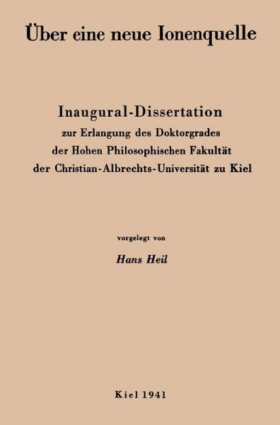 Über eine neue Ionenquelle (eBook, PDF)