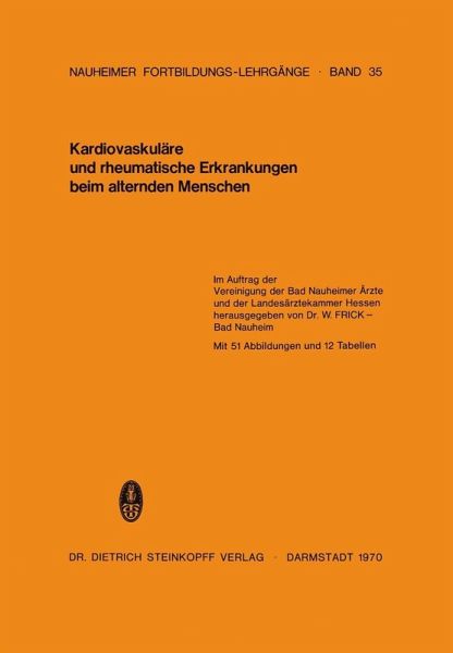Kardiovaskuläre und rheumatische Erkrankungen beim alternden Menschen (eBook, PDF) Kardiovaskuläre und rheumatische Erkrankungen beim alternden Menschen (eBook, PDF)