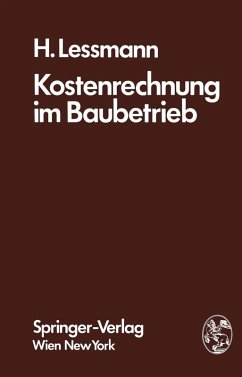 Kostenrechnung im Baubetrieb (eBook, PDF) - Lessmann, H.