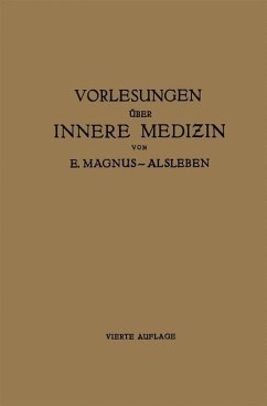 Vorlesungen über Innere Medizin (eBook, PDF) - Magnus-Alsleben, Ernst