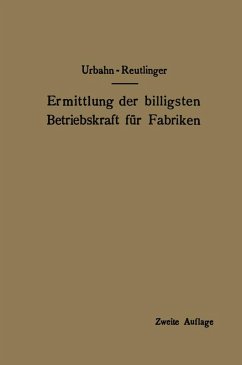 Cover Ermittlung der billigsten Betriebskraft für Fabriken (eBook, PDF)