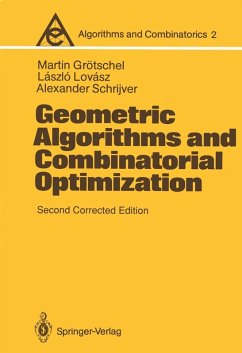Geometric Algorithms and Combinatorial Optimization (eBook, PDF) - Grötschel, Martin; Lovasz, Laszlo; Schrijver, Alexander