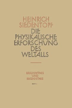 Cover Die Physikalische Erforschung des Weltalls (eBook, PDF)