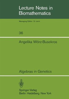 Algebras in Genetics (eBook, PDF) - Wörz-Busekros, Angelika