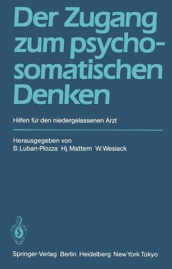 Der Zugang zum psychosomatischen Denken (eBook, PDF) Cover Der Zugang zum psychosomatischen Denken (eBook, PDF)