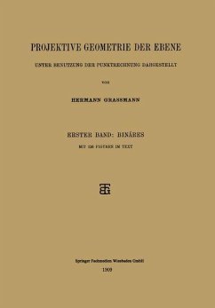 Projektive Geometrie der Ebene Unter Benutzung der Punktrechnung Dargestellt (eBook, PDF) - Grassmann, Hermann