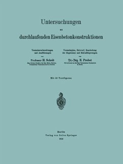 Untersuchungen an durchlaufenden Eisenbetonkonstruktionen (eBook, PDF) - Scheit, H.; Probst, Na; Scheit, Na