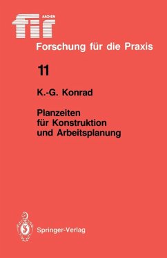 Planzeiten für Konstruktion und Arbeitsplanung (eBook, PDF) - Konrad, Kurt-Georg