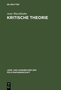 Kritische Theorie (eBook, PDF) - Waschkuhn, Arno