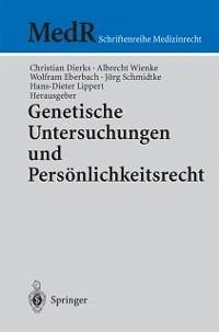 Genetische Untersuchungen und Persönlichkeitsrecht (eBook, PDF)