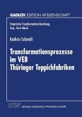 Transformationsprozesse im VEB Thüringer Teppichfabriken (eBook, PDF)