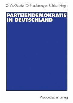 Cover Parteiendemokratie in Deutschland (eBook, PDF)