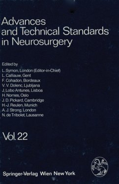 Advances and Technical Standards in Neurosurgery (eBook, PDF) - Symon, L.; Tribolet, N. de; Calliauw, L.; Cohadon, F.; Dolenc, V. V.; Antunes, J. Lobo; Nornes, H.; Pickard, J. D.; Reulen, H. -J.; Strong, A. J.