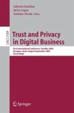 Trust and Privacy in Digital Business (eBook, PDF)