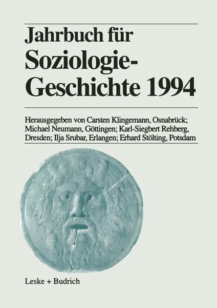Jahrbuch für Soziologiegeschichte 1994 (eBook, PDF) Jahrbuch für Soziologiegeschichte 1994 (eBook, PDF)