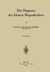 Cover Die Diagnose des kleinen Magenkrebses (eBook, PDF)