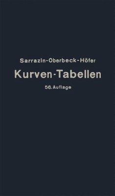 Cover Taschenbuch zum Abstecken von Kreisbogen mit und ohne Übergangsbogen für Eisenbahnen, Straßen und Kanäle (eBook, PDF)