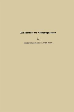 Cover Zur Kenntnis der Milchphosphatasen (eBook, PDF)