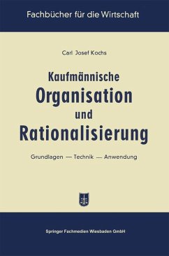 Cover Kaufmännische Organisation und Rationalisierung (eBook, PDF)