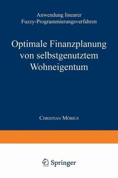 Optimale Finanzplanung von selbstgenutztem Wohneigentum (eBook, PDF)