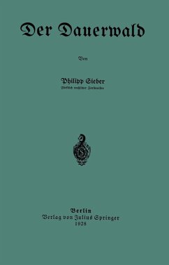 Der Dauerwald (eBook, PDF) - Sieber, Philipp
