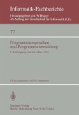 Programmiersprachen und Programmentwicklung (eBook, PDF)