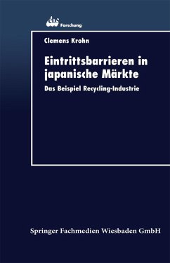 Cover Eintrittsbarrieren in japanische Märkte (eBook, PDF)