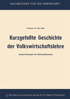 Kurzgefaßte Geschichte der Volkswirtschaftslehre (eBook, PDF) - Muhs, Karl