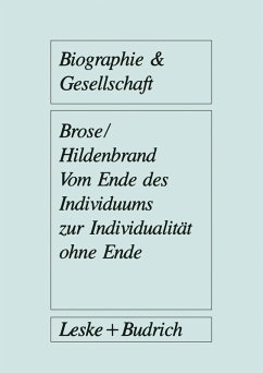 Cover Vom Ende des Individuums zur Individualität ohne Ende (eBook, PDF)