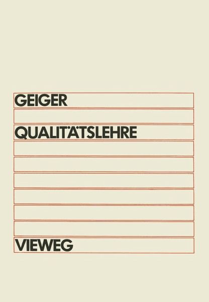 Qualitätslehre (eBook, PDF)