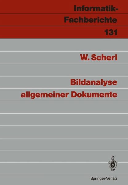 Bildanalyse allgemeiner Dokumente (eBook, PDF) Bildanalyse allgemeiner Dokumente (eBook, PDF)