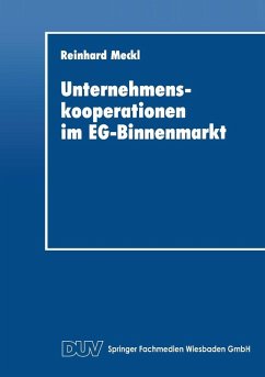 Unternehmenskooperationen im EG-Binnenmarkt (eBook, PDF) Cover Unternehmenskooperationen im EG-Binnenmarkt (eBook, PDF)