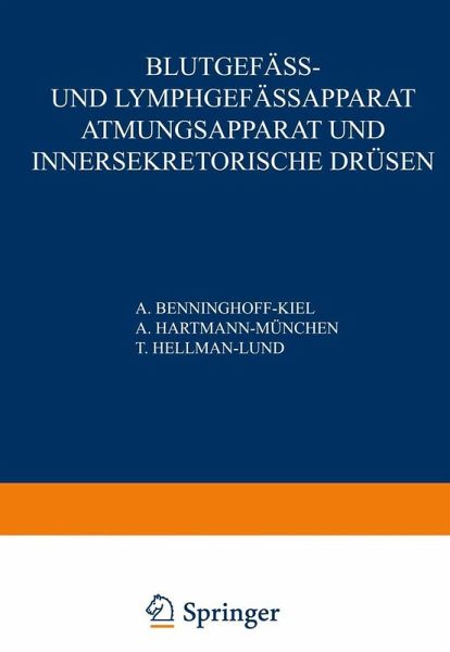 Blutgefäss- und Lymphgefässapparat Atmungsapparat und Innersekretorische Drüsen (eBook, PDF)