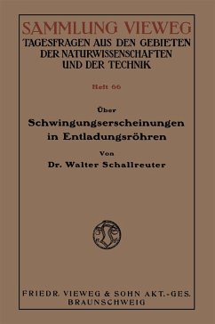 Cover Über Schwingungserscheinungen in Entladungsröhren (eBook, PDF)