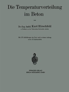 Die Temperaturverteilung im Beton (eBook, PDF) - Hirschfeld, Kurt