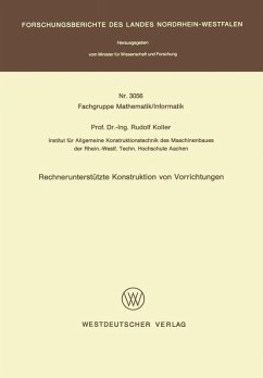 Rechnerunterstützte Konstruktion von Vorrichtungen (eBook, PDF) - Koller, Rudolf
