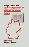 Die Grundgesetzreform nach der deutschen Einheit (eBook, PDF)