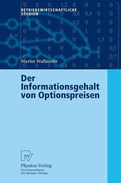 Der Informationsgehalt von Optionspreisen (eBook, PDF) - Wallmeier, Martin