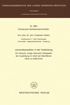 Lehramtsanwärter in der Ausbildung (eBook, PDF) Cover Lehramtsanwärter in der Ausbildung (eBook, PDF)